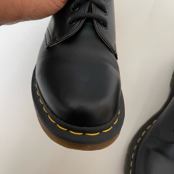 Dr. Martens Black 1461 smooth Leather Oxford  Shoes - Picture 11 of 12